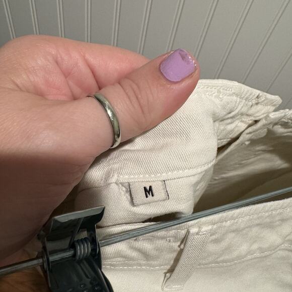 Imogene Willie Palmore Military Pants Cream Button Fly Size Medium - Picture 7 of 9